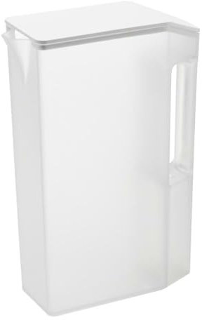 Yamazaki 1816 - Borraccia sottile con manico, 2 l, colore: bianco, L 3,2 x P 7,8 x H 27,4 cm (8,1 x 19,7 x 27,5 cm), torre, tasca per porta, teiera con orzo