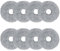 Mop Pads Replacement Parts for Dreame L10 Ultra / L10S Pro / L10S Ultra / L10S Pro Ultra Heat / L10 Prime / L20 Ultra / L40 Ultra / X40 Ultra/Xiaomi X20+ Robot Vacuum Cleaner Mop Cloths (8 Pieces)