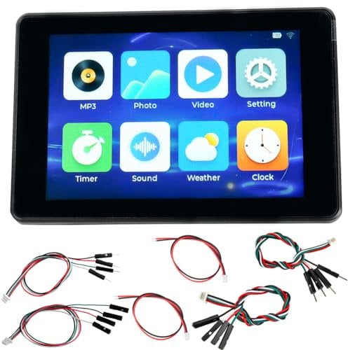 DIYmalls 3,5 Zoll ESP32-S3 IPS Display kapazitiver Touchscreen JC3248W535C ESP32-S3 TFT LCD Modul 320x480 AXS15231B unterstützt Wiedergabe von Musik, Video, Bild, Uhr, Wetter