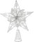 WATIIFUFU Weihnachtsbaumspitze Stern Weihnachtsstern Dekor Weihnachtsstern Ornament Weihnachtsbaumspitze Weihnachtsschmuck Spirale Baum Sternspitze Weihnachtsdekoration Stern Baum
