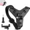 Halterungen für Actionkameras Go pro Halterung, Motorradhelm Halterung Helmhalterung Go Pro Helmbefestigung für GoPro Hero 13/12/11/10/9/8/7/6/5, Chin Mount mit 1 Schraube, Den Meisten Actionkameras