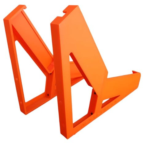 SMB Acid Console Desktop-Ständer für 2 Behringer TD-3 & RD-6 Synthesizer, Neon-Orange, 15° und 60° Winkel