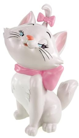 Gartenfigur Katze Marie 41cm Wetterfeste Disney Dekoration für Garten und Zuhause | 30cm Polyresin Statue | Charmante Figur für Innen und Außen | Offiziell lizenziert | für Aristocats Fans