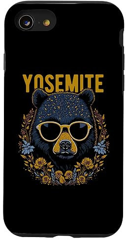 Yosemite Bear Wearing Glasses Design Case for iPhone SE (2020) / 7 / 8