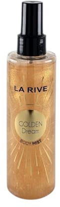 LA RIVE Golden Dream Schimmerndes Körperspray für Damen mit Goldglanz 200 ml