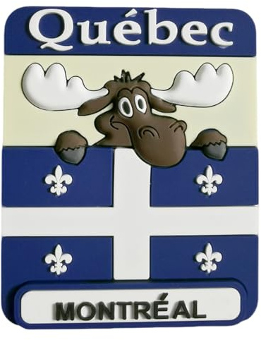 Kühlschrankmagnet Montreal, Quebec, Kanada, Souvenir, Touristen, Kühlschrankdekoration, kreatives Basteln