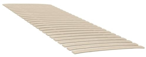 QJBSAVVA 2er Set Lattenrost 200x70 cm Pappel 48 Lamellen 12 mm Klappbarer Rollrost für Single/Doppelbett