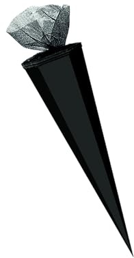 Livepac-Office XXL Bastel Schultüte / 100cm / eckig/Farbe: schwarz