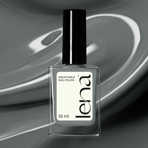 Breathable Halal Nail Polish LENA 14ml - Gray_ceful Girl - LE130