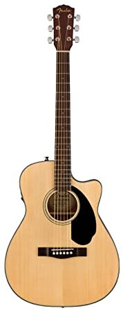Fender CC-60SCE Konzert-Elektroakustikgitarre, natürlich, Inklusive kostenloser virtueller Kurse auf Fender Play