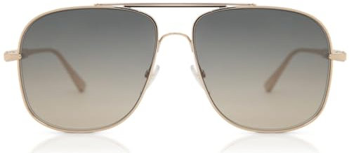 TOM FORD Unisex FT0669 Sunglasses, Shiny Rose Gold, 60/15/145