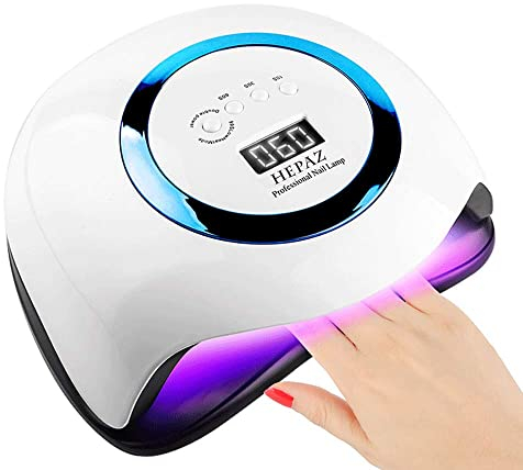 Lampada Unghie UV LED,4 Timers da 10/30/60/99S Lampada UV LED Unghie,Lampada Gel Unghie,LCD Display Lampada per unghie per Gel Nail Polish Light