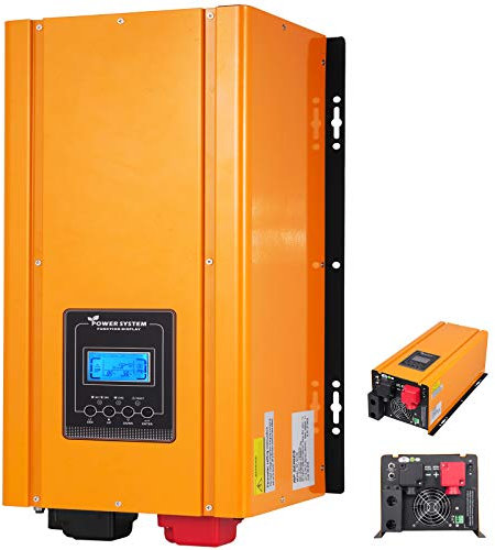 VEVOR Convertisseur Pur Sinus DC 12V à AC 208/220/230/240V, Convertisseur Sinusoïdal Pur 3000W Basse Fréquence, Onduleur à Onde Sinusoïdale Pure Contre Surcharge Surchauffe, Convertisseur de Tension