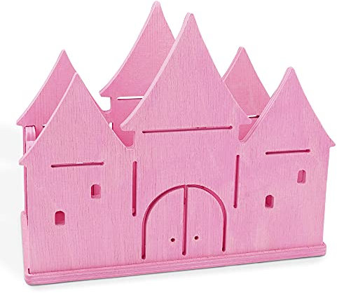 INEXTERIOR Schreibtisch Organizer für Kinder - Tiger - Stiftebox mit viel Platz - für jeden Stift - handgefertigt - Made in Germany (Märchenschloss)