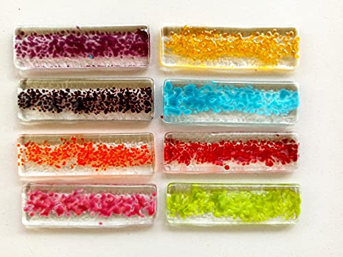 Ensemble de porte couteaux - repose baguette - art de la table - couleur - transparent - moderne- original - multicolore - table unique - français - unique
