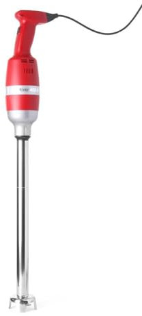 HENDI Stabmixer, Stablänge: 500mm, 9 Geschwindigkeiten: 2000 bis 9000 RPM, bis zu 120 Liter, für Mischungen, Gemüsesuppen, Soßen, Füllungen, Mayonnaise, ø100x863mm, 230V/500W, Edelstahl, Polyamide