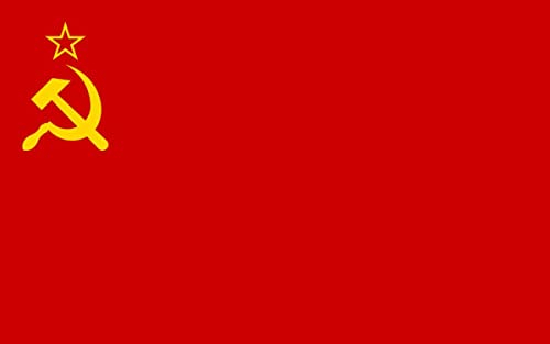 Durabol Bandera Roja Unión Soviética URSS Comunista Rusia 150 x 90 cm Satén