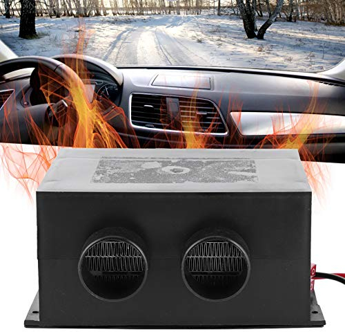 Tragbare Auto Heizung 12V 300W/600W Universal Auto Windschutzscheibe Heizung 2-Loch Und Lüfter Dual Gang Schalter
