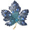 Broche de ruban floral, broche de Cristal Vintage élégant et unique, broche de strass de mode, badge, accessoire cadeau de bijoux, bouton de strass