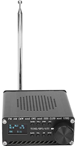 UPQRSG Récepteur Radio À Bande Complète, Radio Portable Professionnelle, Scanner de Récepteur Radio FM AM (MW SW) SSB (LSB USB)