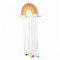 minkissy Kleiderständer Haargummi-Schleifenhalter Mädchen-Kleiderbügel Kinder-Kleiderbügel Kinder-Haarspangen Für Haare Regenbogen-Hängende Quasten Haarspangen-Kleiderbügel Haarschmuck