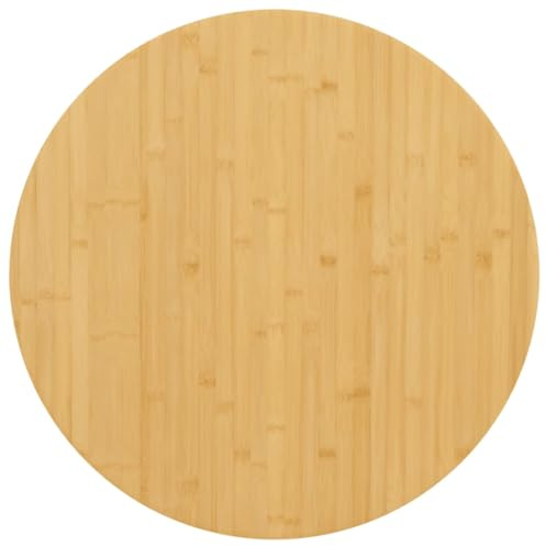 vidaXL Tischplatte Ø60x4 cm Bambus