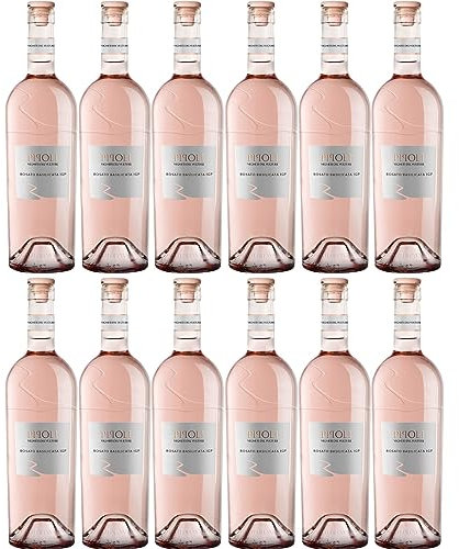 Vigneti del Vulture Pipoli Rosato Basilicata I.G.P. Roséwein Wein Trocken Italien Inkl. FeinWert E-Book (12 x 0,75l)