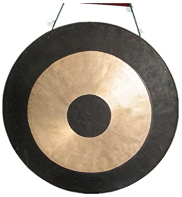 NOLLAM gong klingel Musikinstrument Zweifarbige, handgehämmerte chinesische Gongs aus taoistischer Mondschein-Gongs(Color:50cm,Size:)