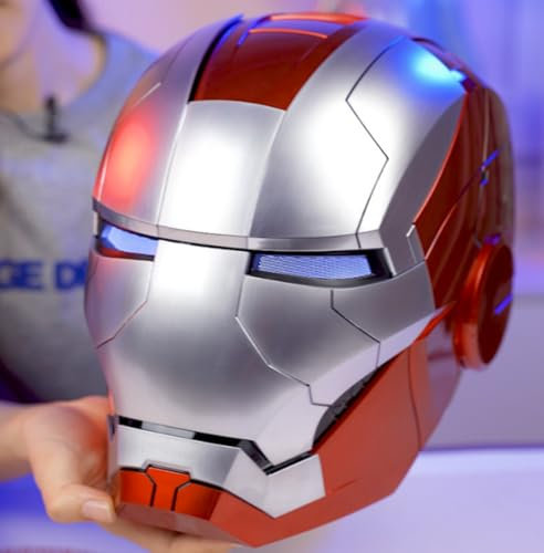 NYCK Iron Man 1:1 Collectible Helmet Electric Remote Control In Chinese And English Touch Opening And Closing Makeup Ball Mask