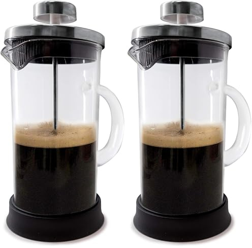 Nerthus FIH 662 Kaffeebereiter für Kaffeekolben, Glas, Glas, 350 ml (Packung mit 2)