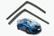 Lot de 2 déflecteurs d'air compatibles avec Renault TRAFIC 2014 à 2024, Opel Vivaro B 2014 à 2018, Nissan NV300 2014 à 2021, Fiat Talento 2016 à 2020