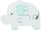 Elephant Mini Wooden Puzzles - My First Puzzles, Jigsaw Puzzle Games with Sea life Animal - Educational Toys For 1 Year Old + Toddler, Montessori Early Development & Activity Toys by Orange Tree Toys
