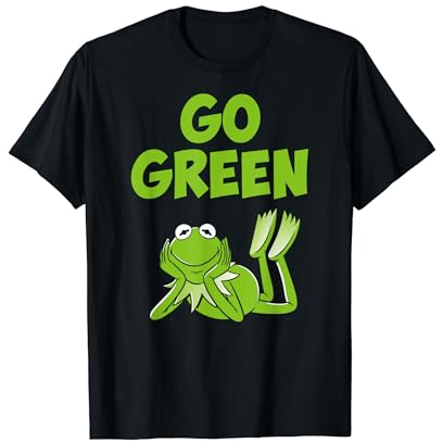 Disney Die Muppets Kermit der Frosch Go Green T-Shirt