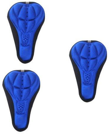 Anneome 3St Memory-Schabracke gepolstert Power-Sattel Memory-Sitzbezug wasserdichtes Fahrrad Heimtrainer E-Bike Bike Accessories Bike Gadgets Memory-Fahrradsattel Memory-Fahrradsitzbezug