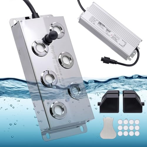 MUALROUS Nebelmacher 6-Kopf Ultraschall Nebelhersteller 4500mL/ H-Nebelbefeuchter 250W Netzteil für den Gartenbau Landschaftliche Landschaft Gemüseaufbewahrung Magische Atmosph (6 Head PT)