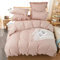 Umllpet Baby Kinderbettwäsche, 135x200cm Mädchen Rüschen Bettbezug + Kissenbezug 80x80cm, Teenager Jugendliche Wende Deckung Set mit Reißverschluss Jugend Schlafzimmer Geburtstage Geschenke Kinder