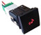 AJASMKLX Auto HA Condotto LA Luce di Nebbia Radar Power On off Registratore della Macchina Fotografica Monitor Pulsante di Interruttore Misura for VW Golf 6 Jetta 5 MK5 Caddy EOS Scirocco(Music)