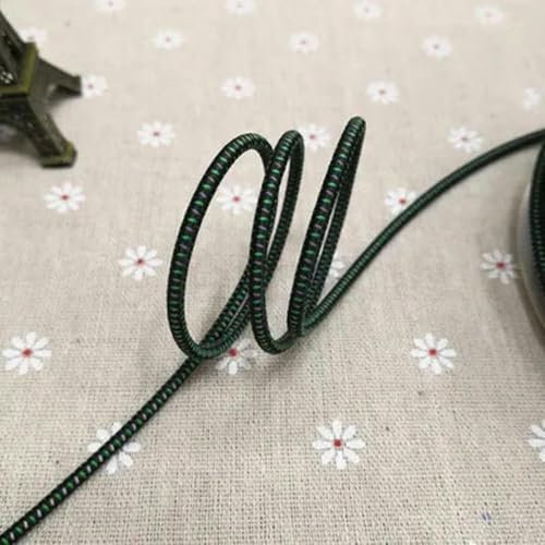 Banda elástica redonda de goma de 3,0 mm, accesorios de costura para cordones, bricolaje, L, 3,0 mm, 3,0 m