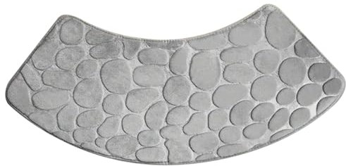 Csafyrt Tapis de Douche incurvé 39x16 Pouces