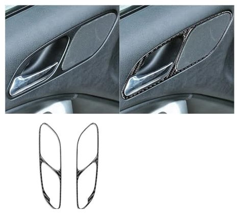 Auto Styling Zierleisten Türgriff Hupenrahmen 2 Türen Streifenaufkleber Abdeckung Autoinnenraum Für E46 1998 1999 2000 2001 2002 2003 2004 2005