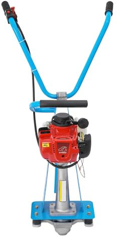 Betonvibrationsmaschine 900W (35,8cc 4-Takt), 9500-10000 U/min, 573lbs Vibrationskraft – Tragbare Rüttelplatte für Betonverdichtung mit verstellbarem Griff