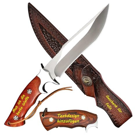 Personalisiertes gerades Messer Messer mit eigener Unterschrift Messer zum Gravieren Messergeschenk für Jungen und