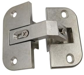 2pcs Adjustable Concealed Corner Cabinet Hinges Stainless Steel Door Hinges for Door Replacement Rusts Proof Cabinet