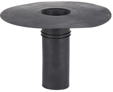 HSS EPDM Flachdachablauf - Gulli für Dachentwässerung DN50 bis 150 - Geeignet für Carports, Garagen, Gartenhäuser & Fast alle Untergründe (DN100)