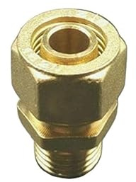 DN15 1/2 Male Fit 16/20mm ID/OD PEX-AL-PEX Tube Brass Pipe Fitting Coupling Connector