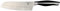 Rockingham Forge Essentials 5500 Series Santoku Knife with Black POM Handles, Stainless Steel Blade, 7