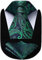 HISDERN Cravate pour Homme Vert à Motif Cachemire Mariage Élégant Cravates Extra Longues Hommes et Pochette de Costume, XL