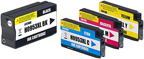 iColor Officejet Pro 8715, HP: Tintenpatronen ColorPack für HP (ersetzt No.953XL), BK/C/M/Y (Officejet Pro 8720, kompatible Druckerpatrone, Original)