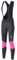 FDX Thermodream - Salopette da Ciclismo da Donna, Termiche Imbottite Nero/Rosa. S