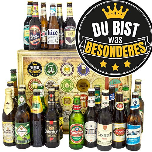 Du bist Besonders/Bierbox Welt und DE/Geschenke Freund/Bier Weihnachtskalender 2024 2025